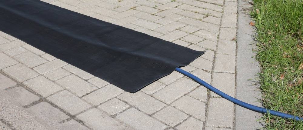 Laadkabel mat / Rubberen kabelmat - Breedte 40 cm - 5 m-1
