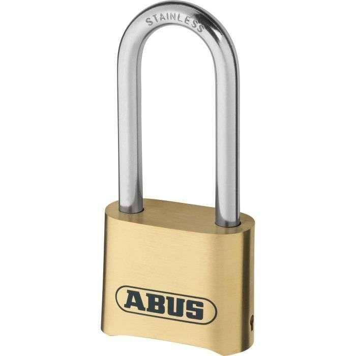 Combinatiehangslot - ABUS - 180IB/50HB63 B/DFNLI - Gesmeed messing huis - Roestvrijstalen handgreep - Numerieke code-2