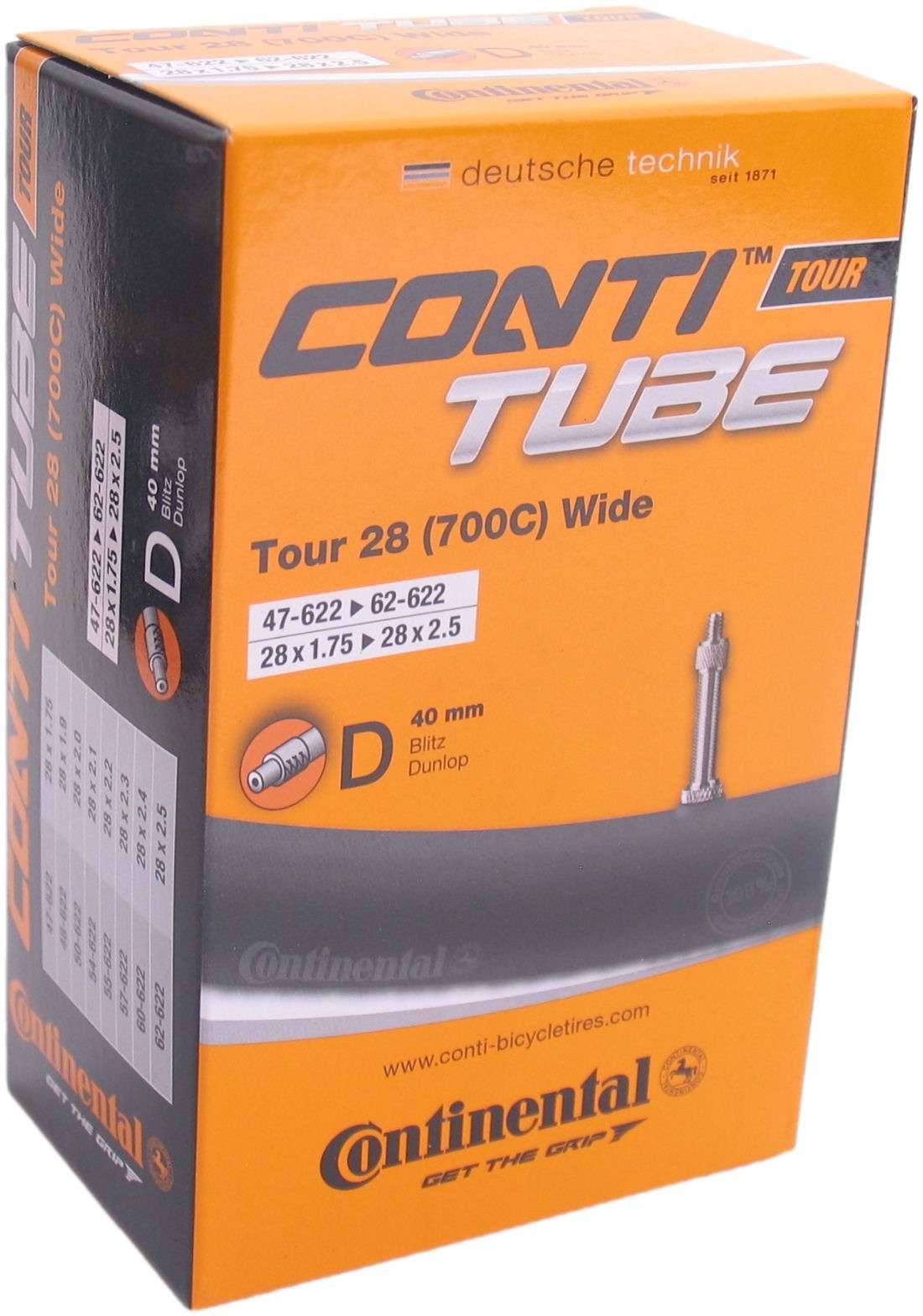 Binnenband Continental 28" Tour Wide 47-622 - >62-622 - DV40mm ventiel-0