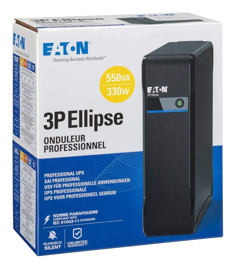 Eaton 3P550I UPS Stand-by (Offline) 0,55 kVA 330 W 4 AC-uitgangen-1