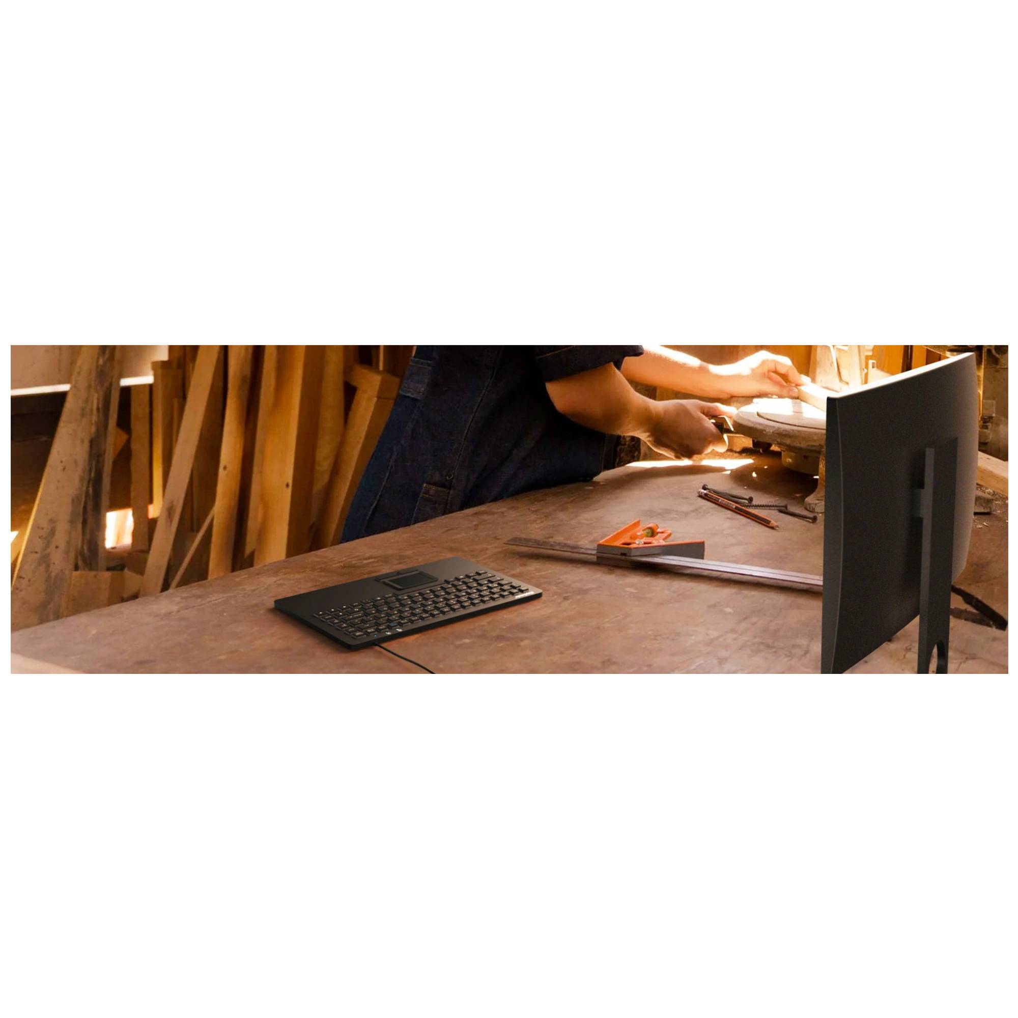 KeySonic KSK-5230 IN (UK) zwart toetsenbord Industrieel USB QWERTY Brits Engels Zwart-2