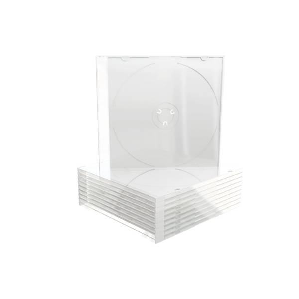 MediaRange CD lege doos 100 stuks slanke jewelcase voor het opbergen van cd's