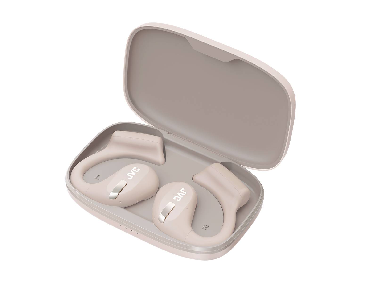 JVC Nearphones HA-NP50T - Draadloze open-ear hoofdtelefoon beige-1