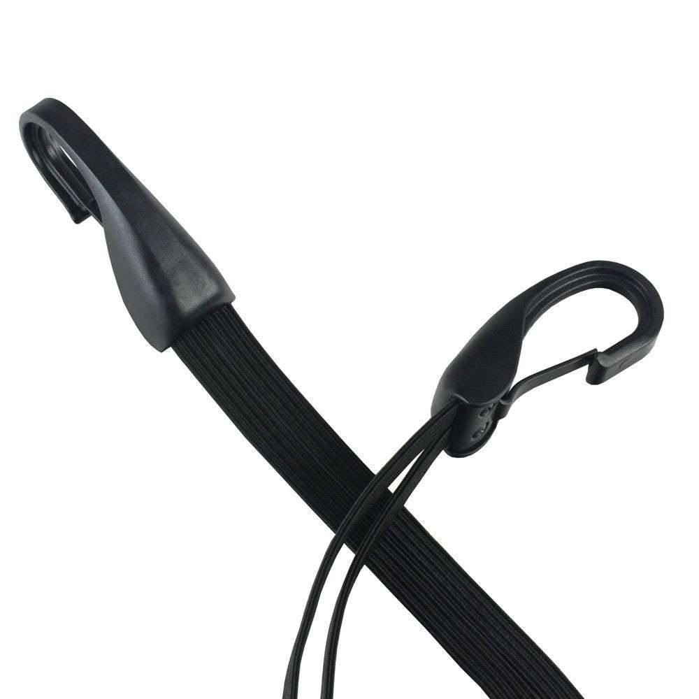 Snelbinder Quattro Widek Hanke met 4 binders en grote veiligheidshaak - 57 cm - zwart-0