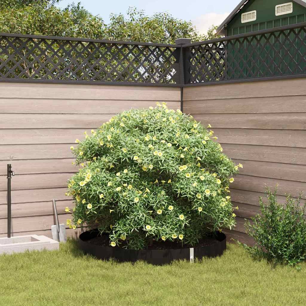 Vidaxl worteldoek zwart 1 x 5 m polyetheen 87211582912408721158291240-1