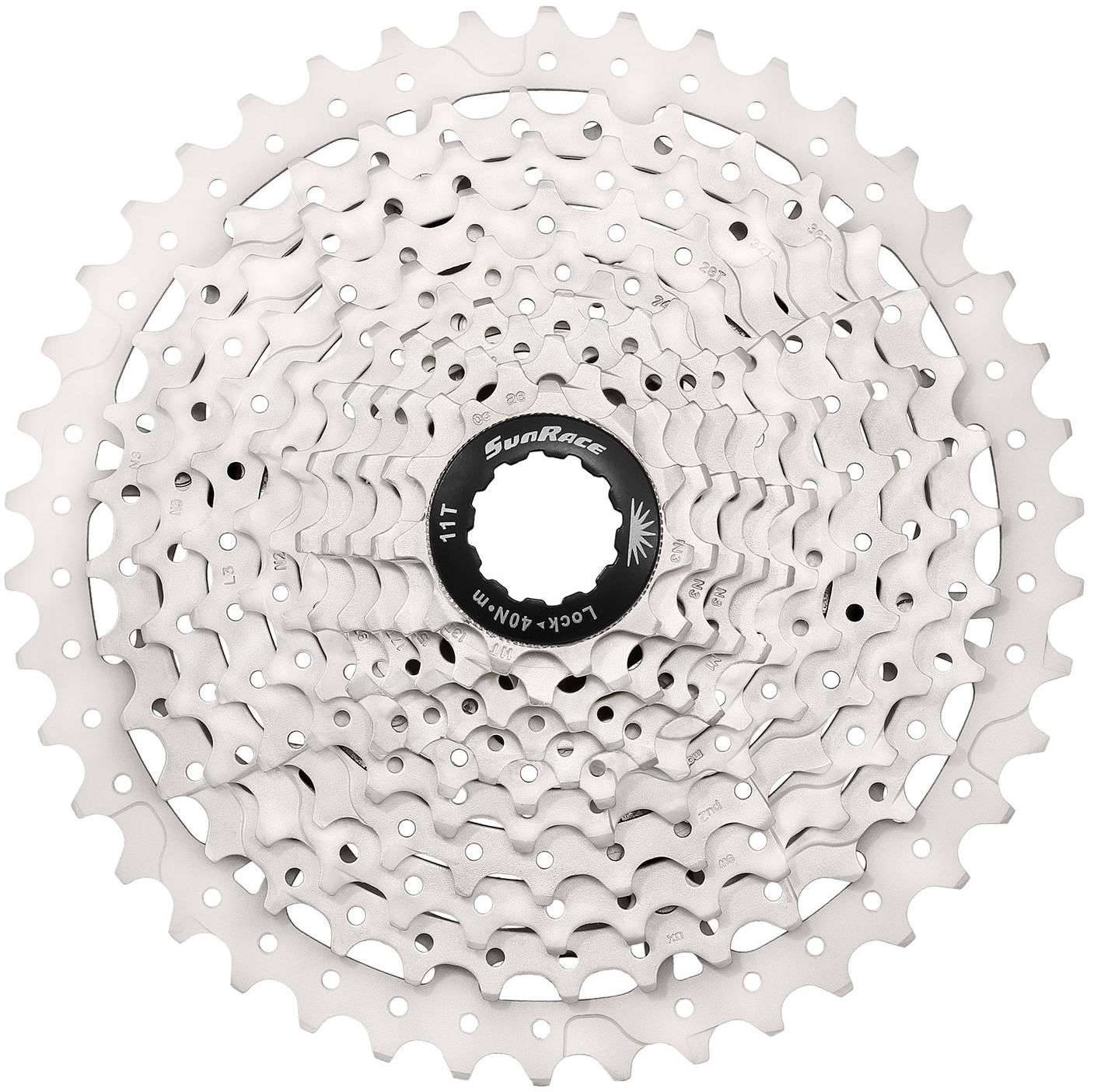 Cassette Sunrace CSMS3 10 speed - 11-40T - zilver-0