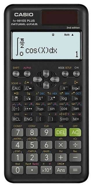 CAI WETENSCHAPPELIJKE REKENMACHINE CASIO FX 991ES PLUS 2 ZWART, 12-CIJFERIG DISPLAY-0