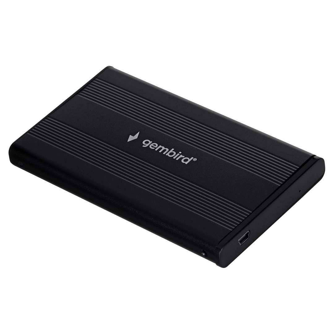 Gembird EE2-U2S-5 behuizing voor opslagstations HDD-behuizing Zwart 2.5"-0