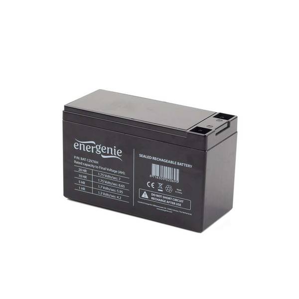 Gembird BAT-12V7AH Gel accu, universeel 12V/7AH