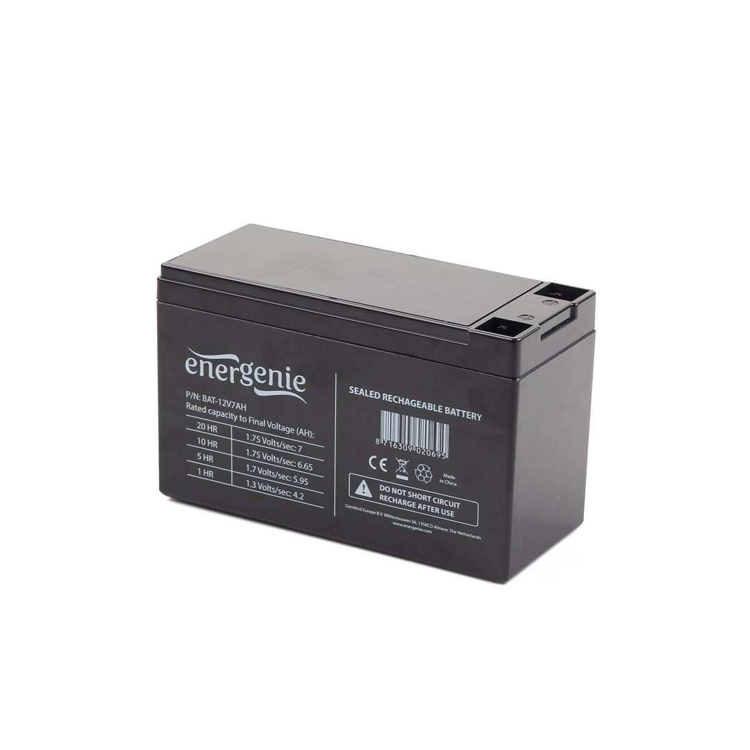 Gembird BAT-12V7AH Gel accu, universeel 12V/7AH-0