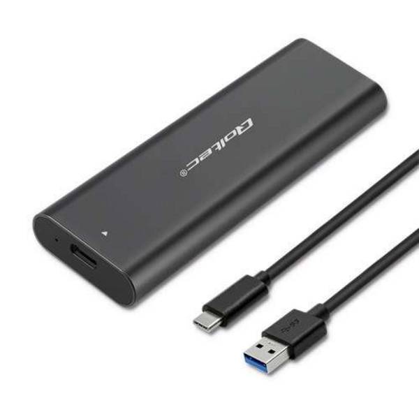 QOC Qoltec 50311 behuizing voor opslagstations SDD-behuizing Zwart M.2
