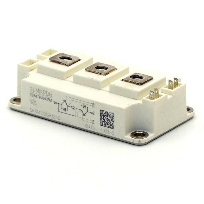 SEMIKRON DANFOSS SKM400GB125D Module: IGBT; transistor/transistor; halfbrug IGBT; Urmax: 1,2kV - 1 stuk