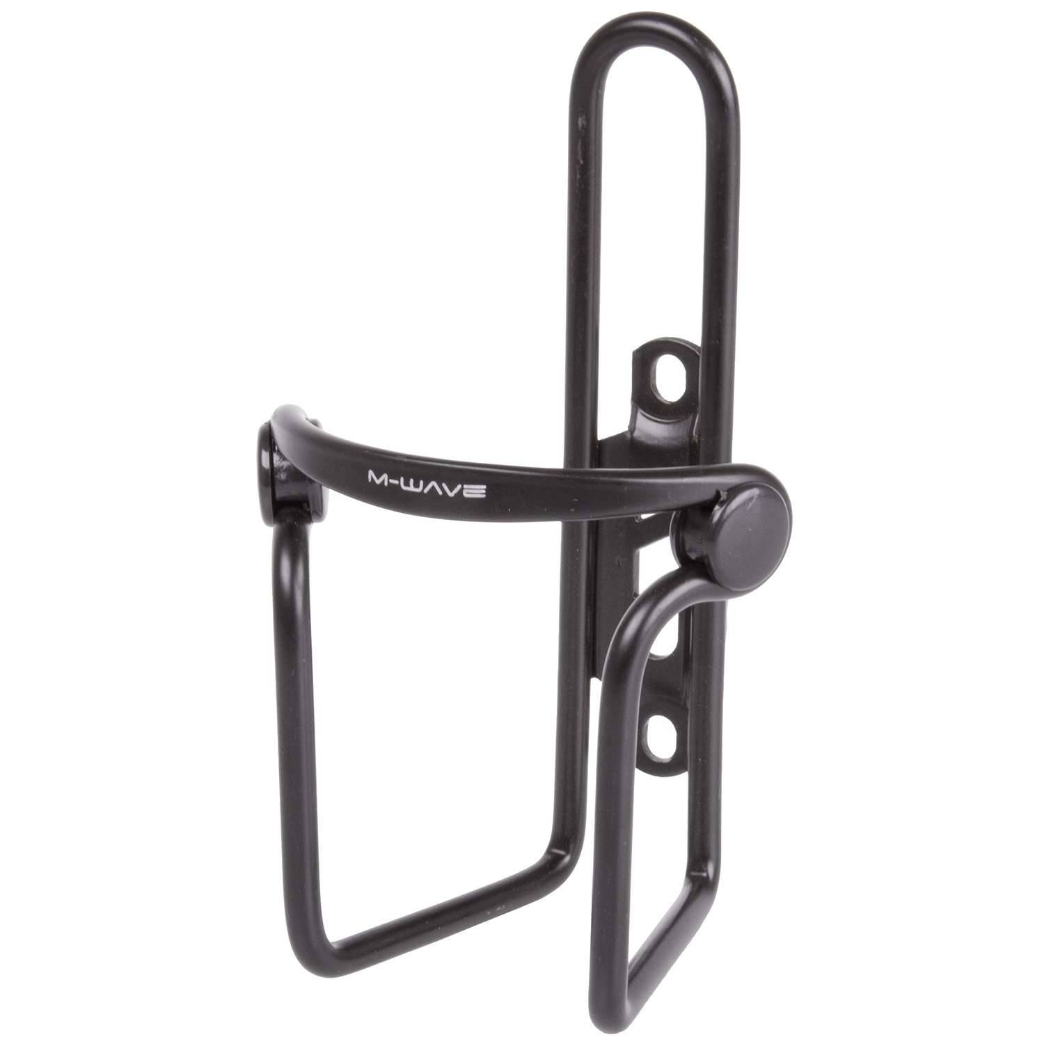 Bidonhouder M-Wave aluminium met PVC klemmen - zwart-0