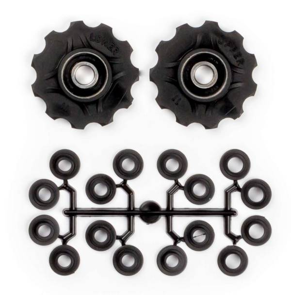 Derailleurwieltjes 2 x 11 tands Elvedes met standaard afgedichte lagers