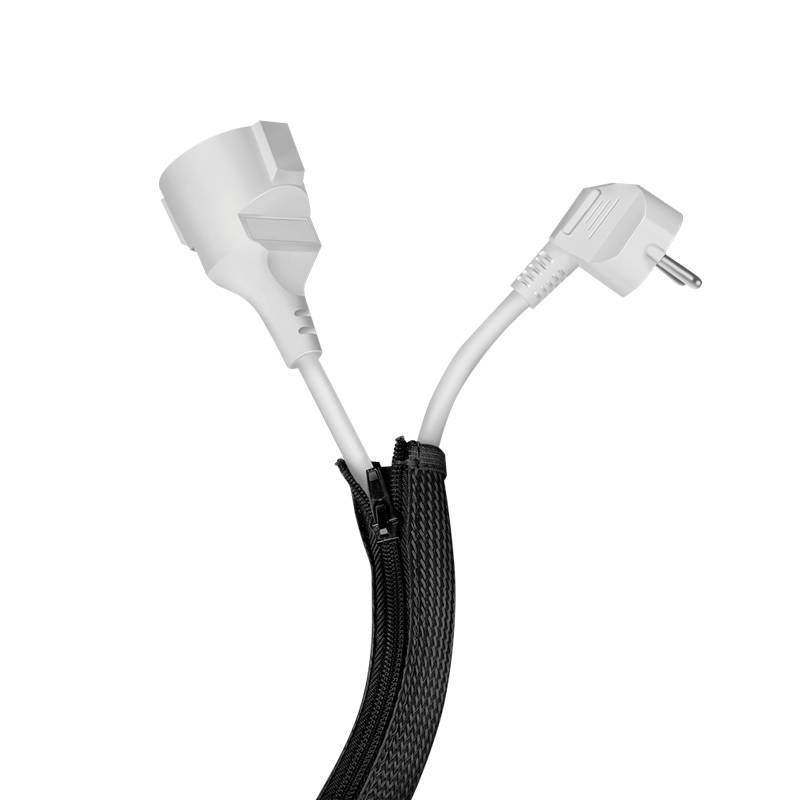 LOGILINK PC-KAB0083 Omvlechting; polyester; zwart; L: 5m; losmaakbaar; Ø: 50mm - 1 stuk-2