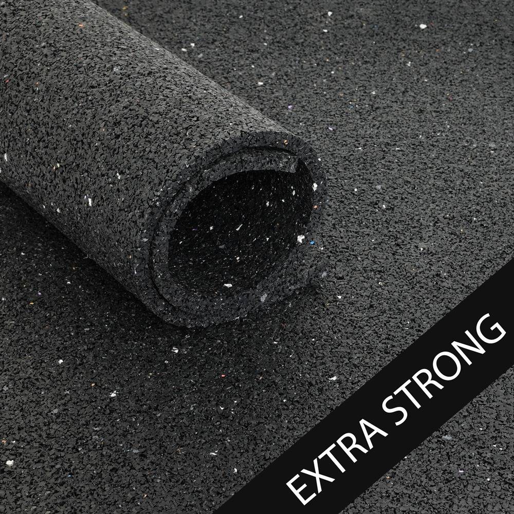 Beschermmat *Extra Strong* - rol van 12,5 m2 - Dikte 5 mm - Zwart asfaltlook granulaat-3