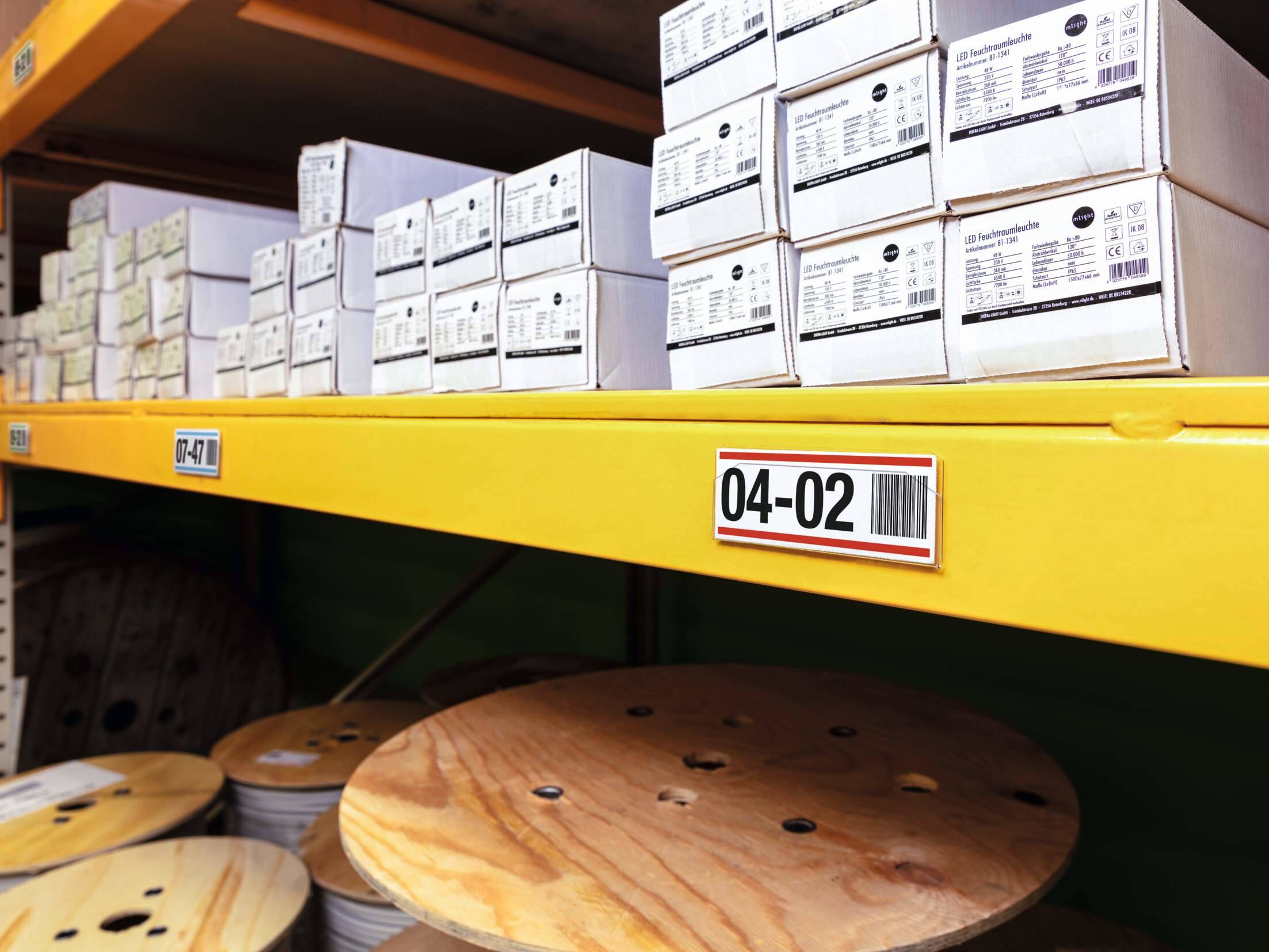 Duurzame harde kaft, zelfklevend labelvakje 100x38mm, 10 stuks.-1
