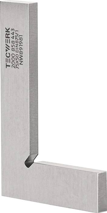 Hoek DIN 875/I beenlengte 100x70 mm zonder aanslag TECWERK-0