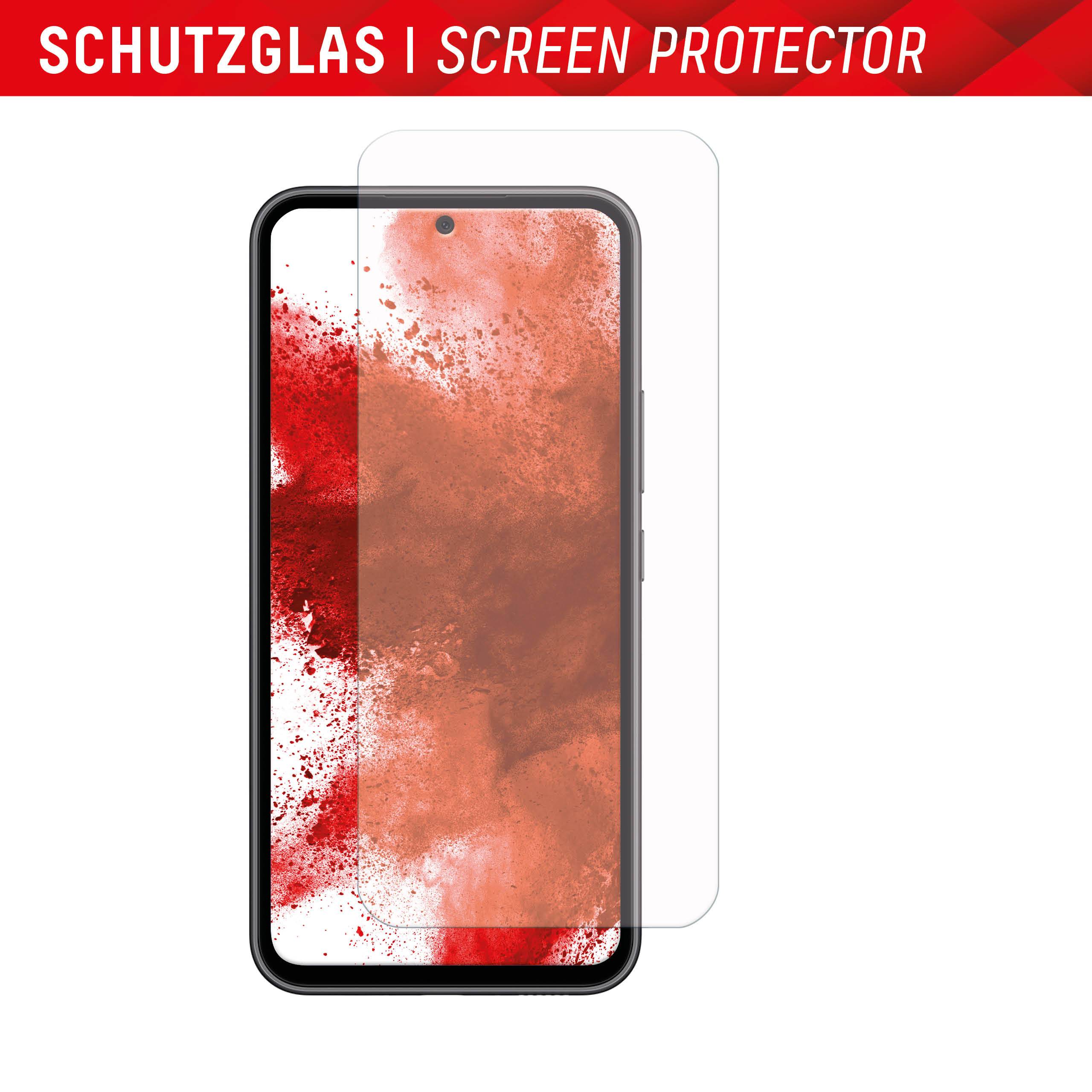 DISPLEX Panzerglas + Schutzhülle für Samsung Galaxy A54 5G, Eco-Montagerahmen, kratzer-resistent-3