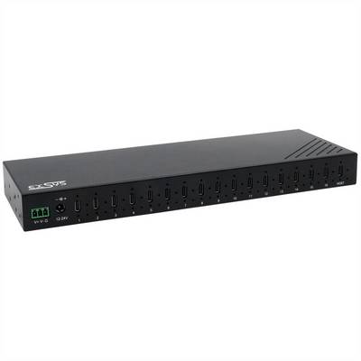 EXSYS EX-12276HMS 16-poorts USB 3.2 Gen 2 metalen HUB, met 16x USB C aansluitingen-0