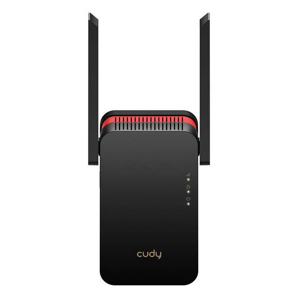 Cudy RE3000 netwerkextender Netwerkrepeater Zwart, Rood 10, 100, 1000 Mbit/s