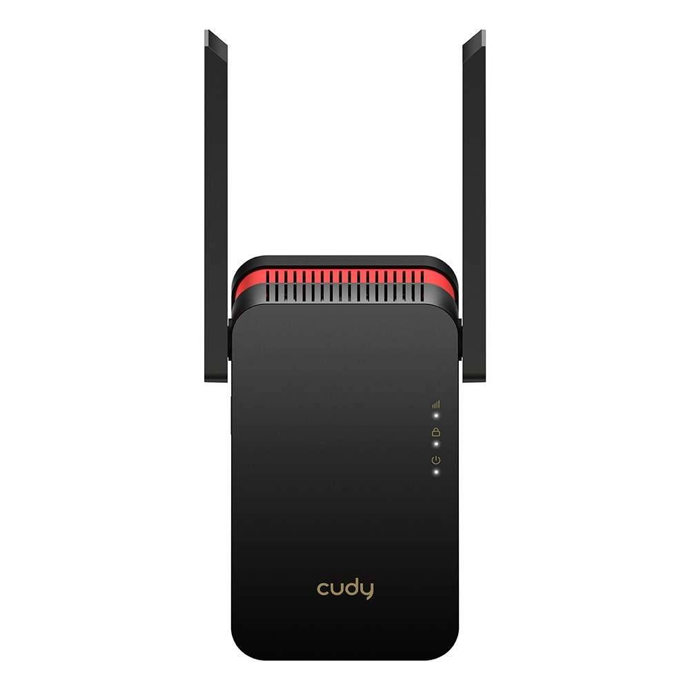 Cudy RE3000 netwerkextender Netwerkrepeater Zwart, Rood 10, 100, 1000 Mbit/s-0