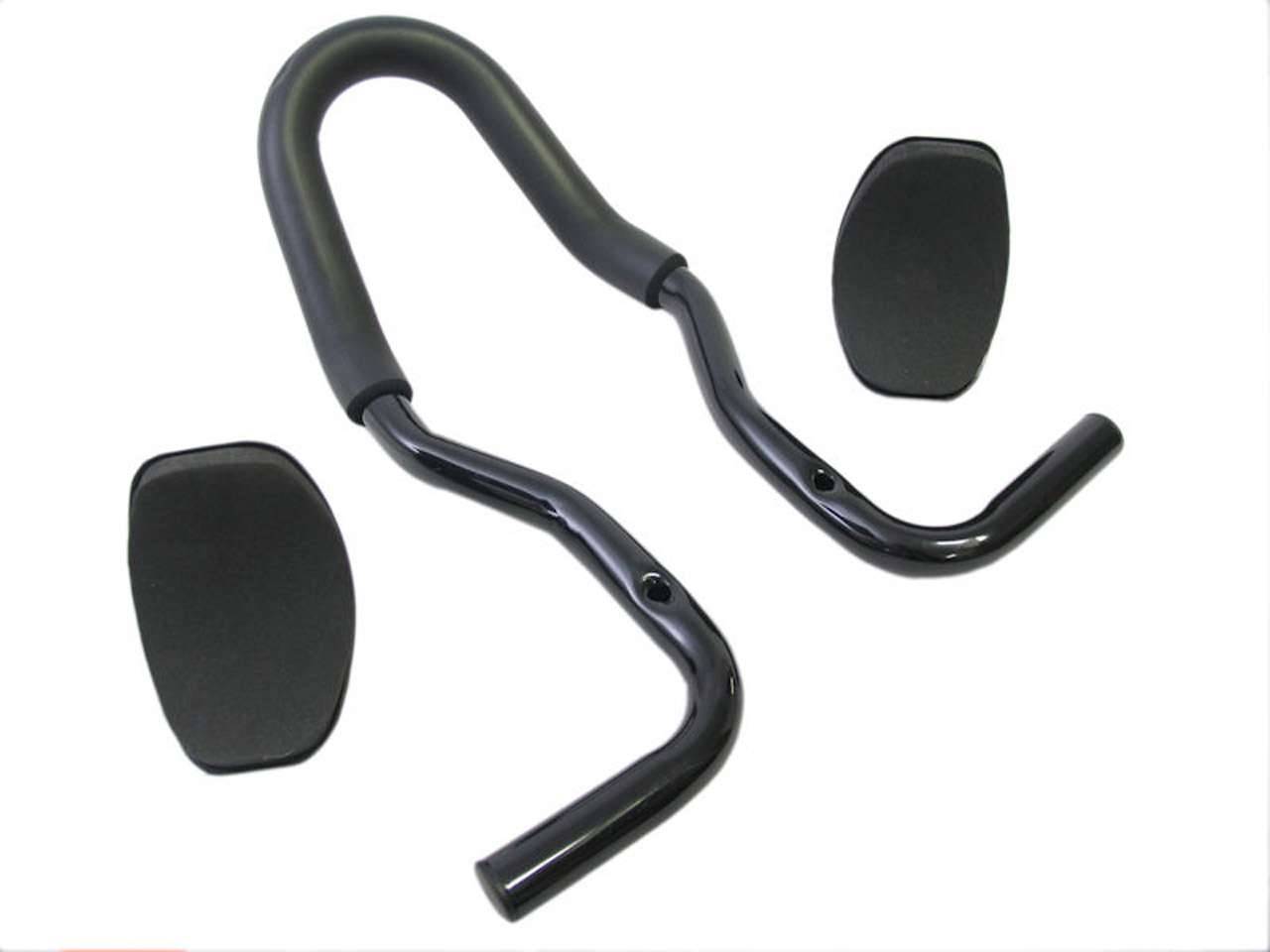 Opzetstuur Tranz X Tri-bar JD802 met schuim 25,4 mmm - zwart-0