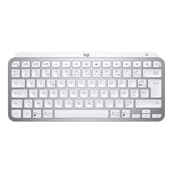 Logitech Wireless Keyboard - MX Keys Mini - LICHTGRIJS - Compact, Bluetooth, verlicht voor MAC, iOS, Windows, Linux,...