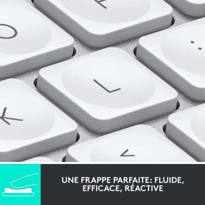 Logitech Wireless Keyboard - MX Keys Mini - LICHTGRIJS - Compact, Bluetooth, verlicht voor MAC, iOS, Windows, Linux,...-1