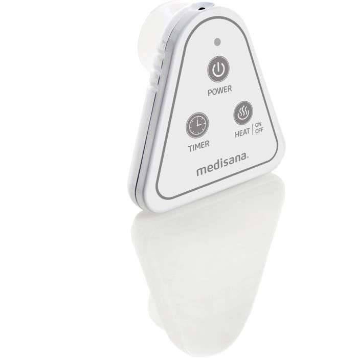 Medisana borrelende badmat - L 120 cm x d 36 cm - elektrische -570 watt - massage/borrelsfunctie op 3 niveaus-1