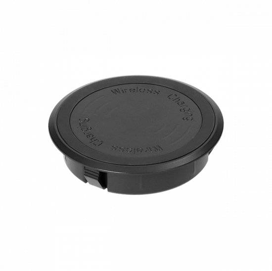 ORNO Draadloze inbouw Qi oplader - 60 mm - Zwart-0
