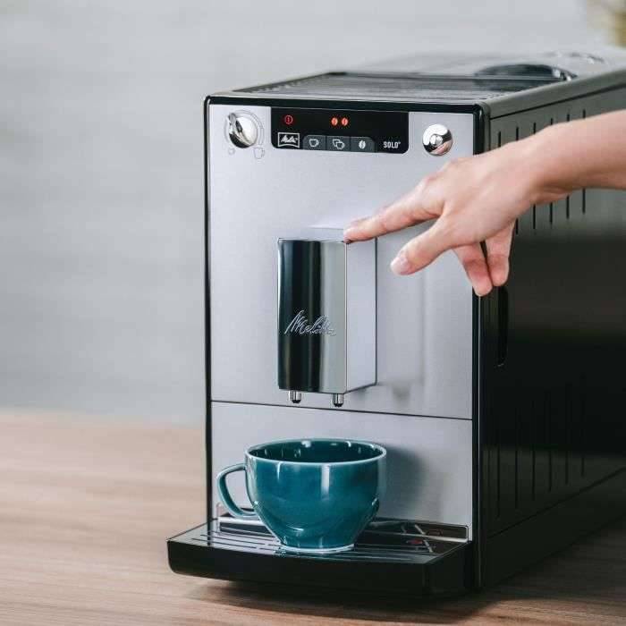 Melitta Solo Silver E950-103 Automatische koffie- en espressomachine met bonenmaler-2