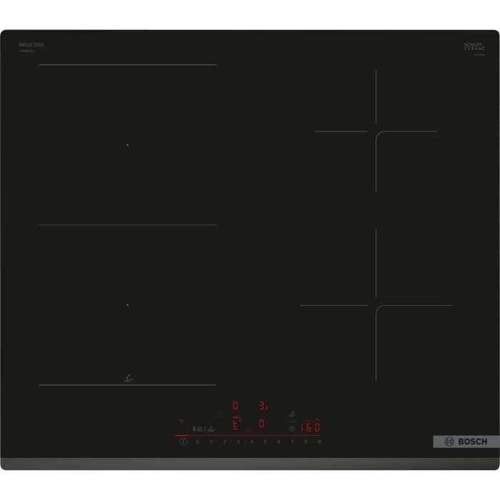 60cm inductiekookplaat - BOSCH SER6 - PVS63KHC1E Zwart - 4-pits - Home Connect - L592xD522 mm-0