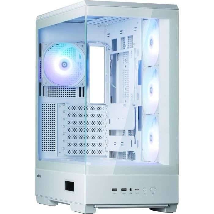 PC-behuizing - ZALMAN - P50 DS - Mid tower - ATX - Wit - 4 A-RGB-fans - USB-C-2