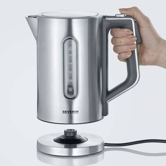 SEVERIN WK3418 Waterkoker 1,7 l met instelbare temperatuur tot 100 ° C, 5 ° C-stappen, LCD-display, Bisphenol A-vrij,...-0