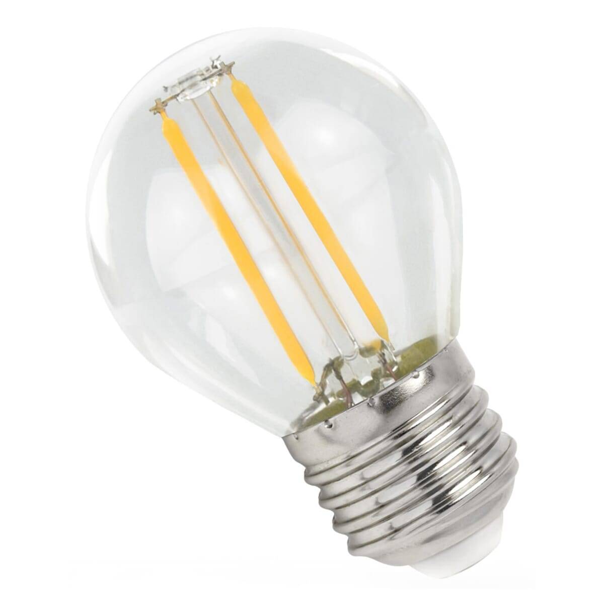 Spectrum LED Kogellamp P45 E27 Helder - 1W 110lm 4000K - Neutraalwit - Vervangt 10W