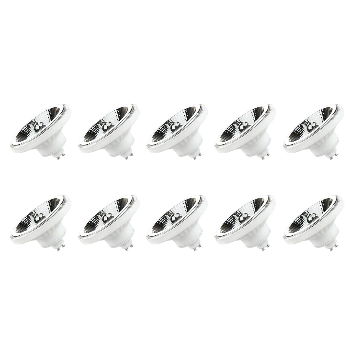 Spectrum LED Spot PAR16 GU10 Helder - 12W 1050lm 3000K - Warmwit - Vervangt 82W - 10 stuks-0