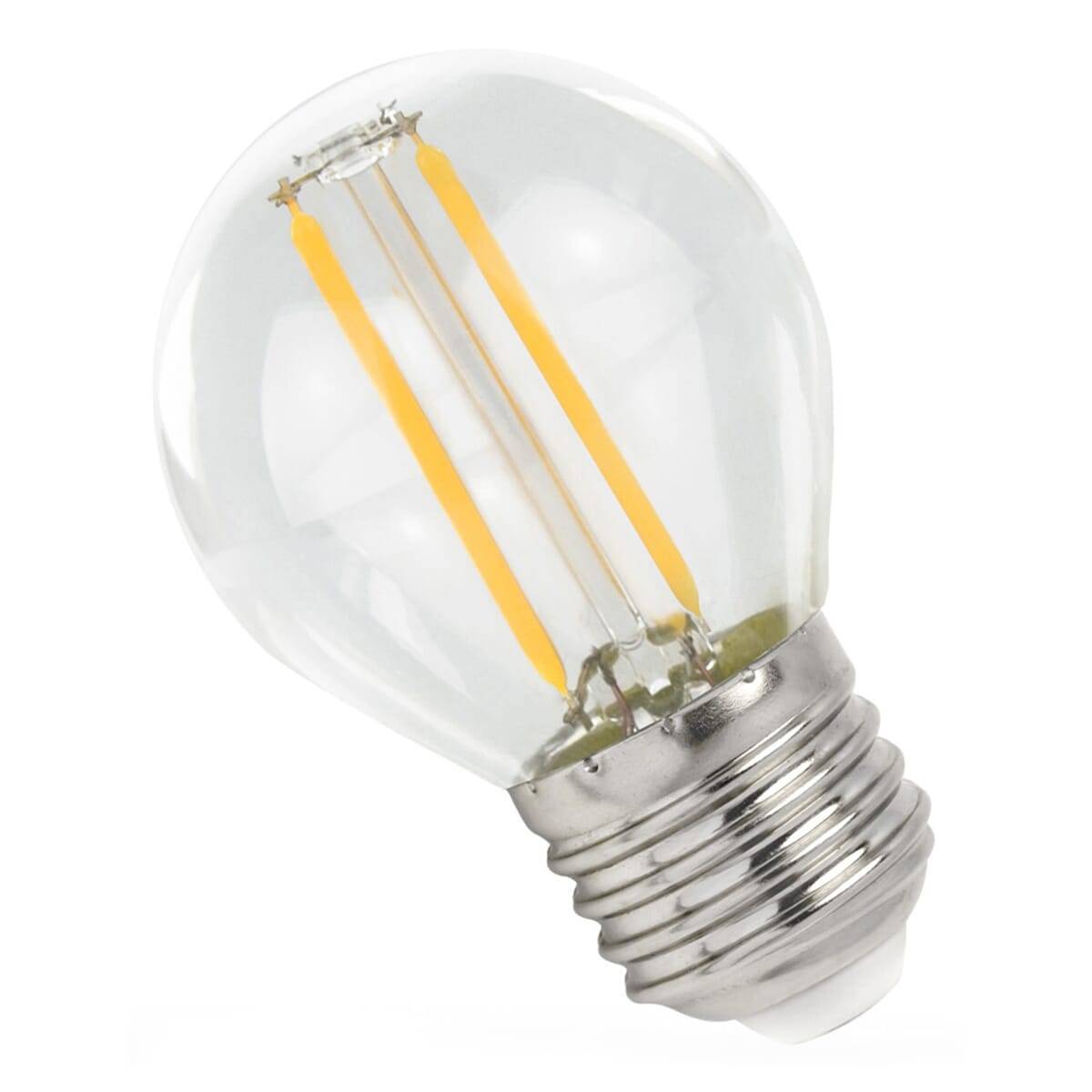 Spectrum LED Kogellamp P45 E27 Helder - 1W 100lm 2700K - Warmwit - Vervangt 10W-0