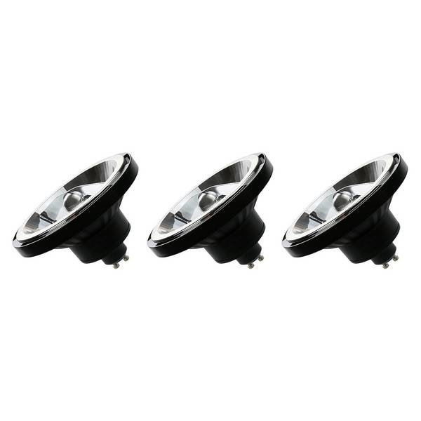 Spectrum LED Spot PAR16 GU10 Helder - 10W 800lm 3000K - Warmwit - Vervangt 100W - 3 stuks