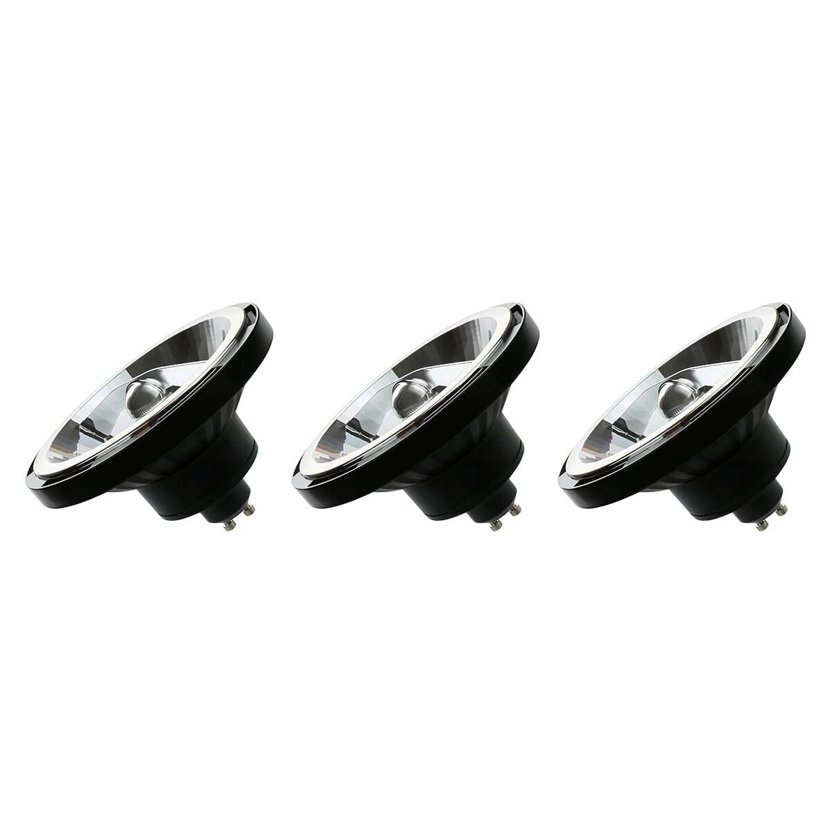 Spectrum LED Spot PAR16 GU10 Helder - 12W 1050lm 3000K - Warmwit - Vervangt 82W - 3 stuks-0