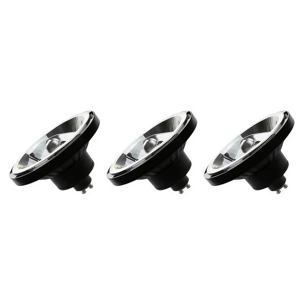 Spectrum LED Spot PAR16 GU10 Helder - 12W 1050lm 3000K - Warmwit - Vervangt 82W - 3 stuks