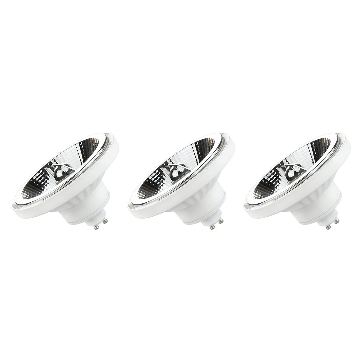 Spectrum LED Spot PAR16 GU10 Helder - 10W 850lm 4000K - Neutraalwit - Vervangt 100W - 3 stuks-0