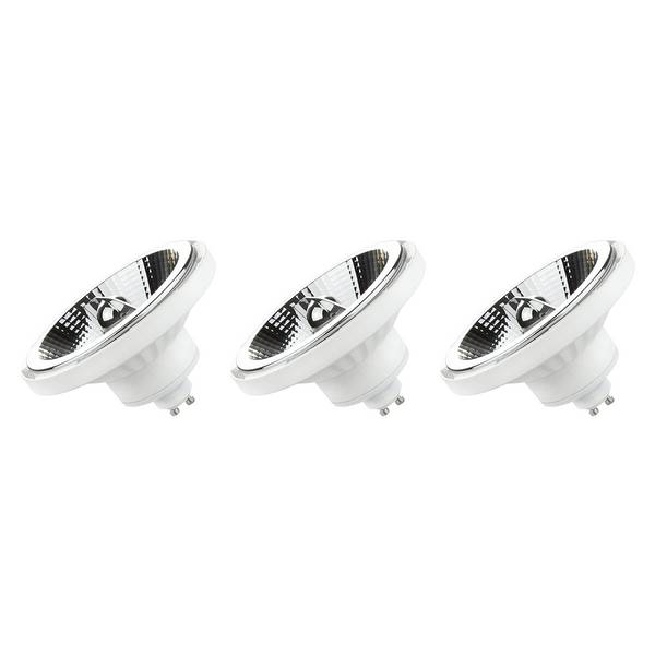 Spectrum LED Spot PAR16 GU10 Helder - 10W 850lm 4000K - Neutraalwit - Vervangt 100W - 3 stuks