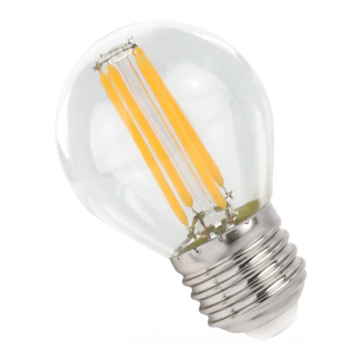 Spectrum LED Kogellamp P45 E27 Helder - 5.5W 660lm 2700K - Warmwit - Vervangt 53W
