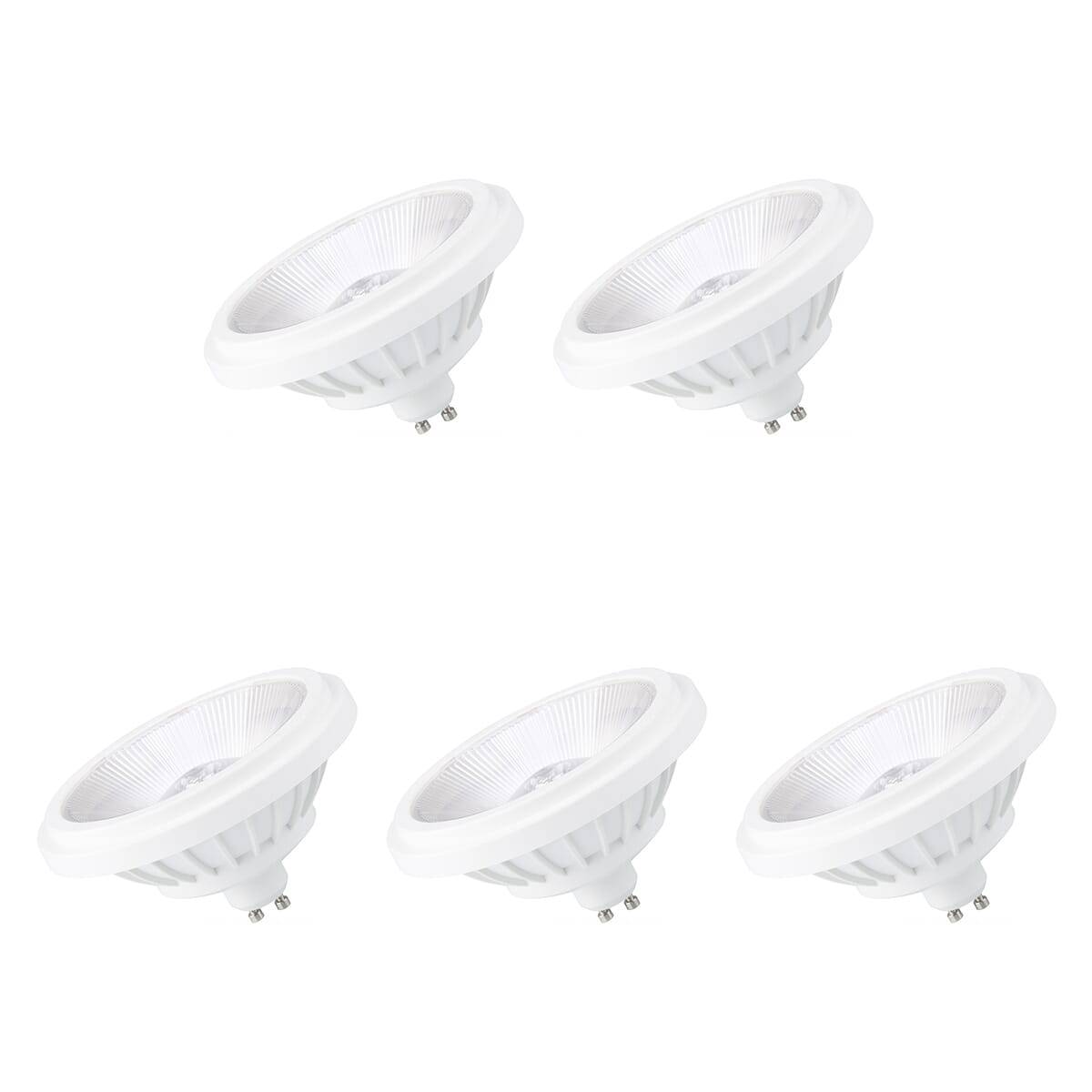 Spectrum LED Spot PAR16 GU10 Helder - 14W 1020lm 4000K - Neutraalwit - Vervangt 140W - 5 stuks-0