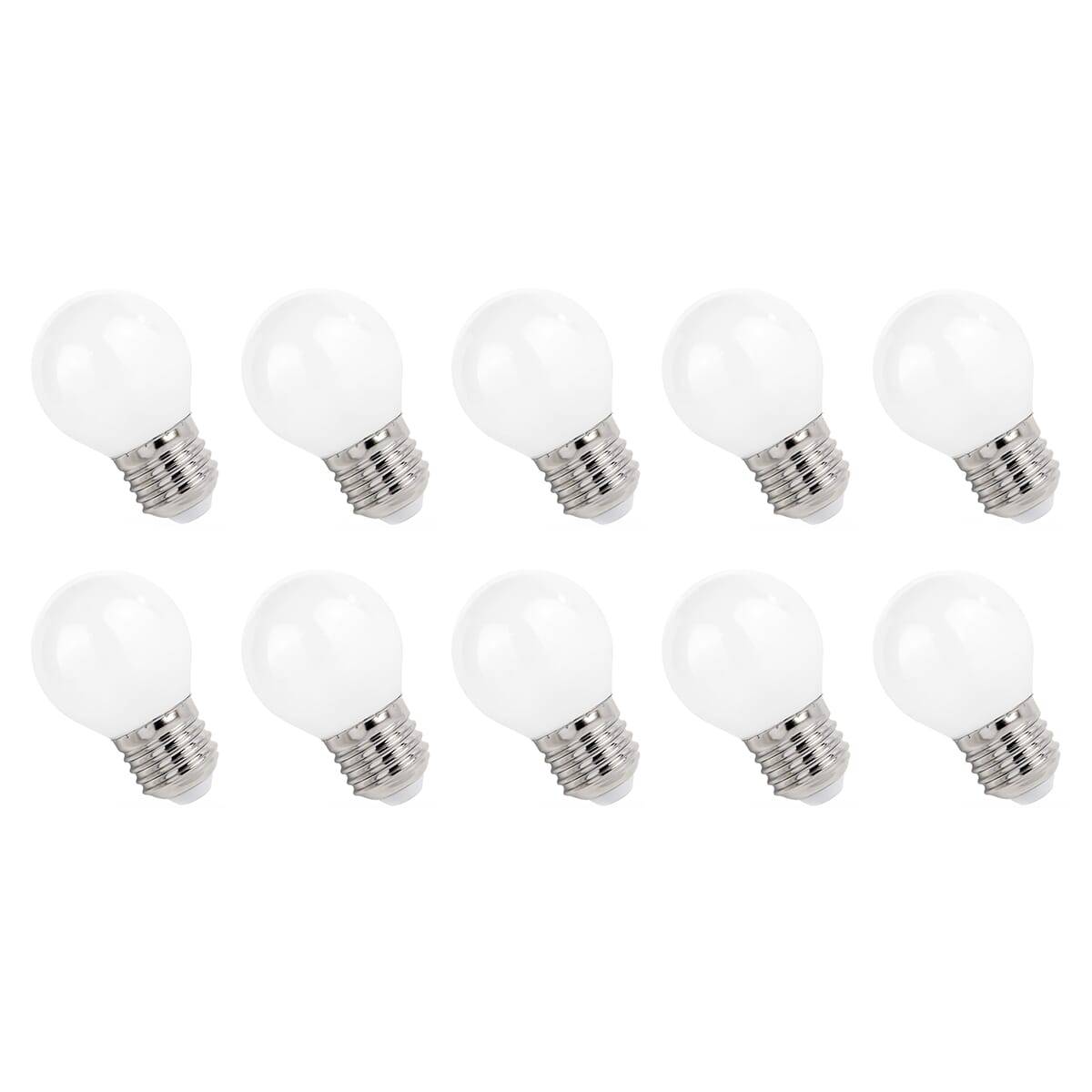 Spectrum LED Kogellamp P45 E27 Mat - 5.5W 650lm 4000K - Neutraalwit - Vervangt 53W - 10 stuks-0