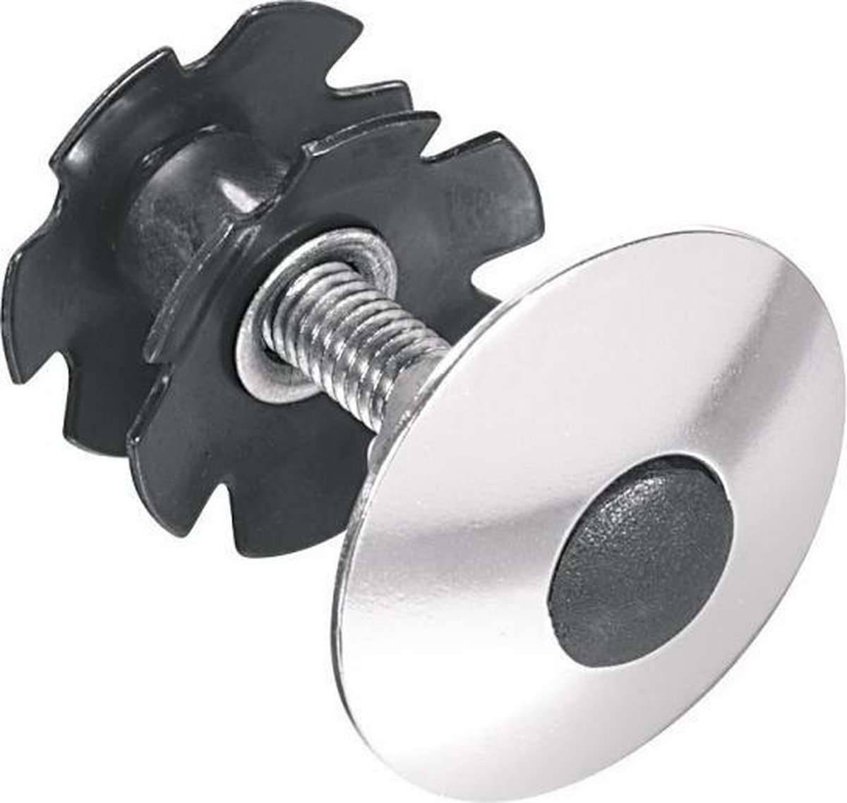 Balhoofdplug Ergotec 1-1/8" - zilver-0