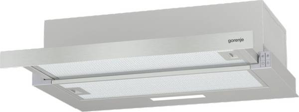Gorenje TH62E3X vlakschermafzuigkap 60cm, zilver