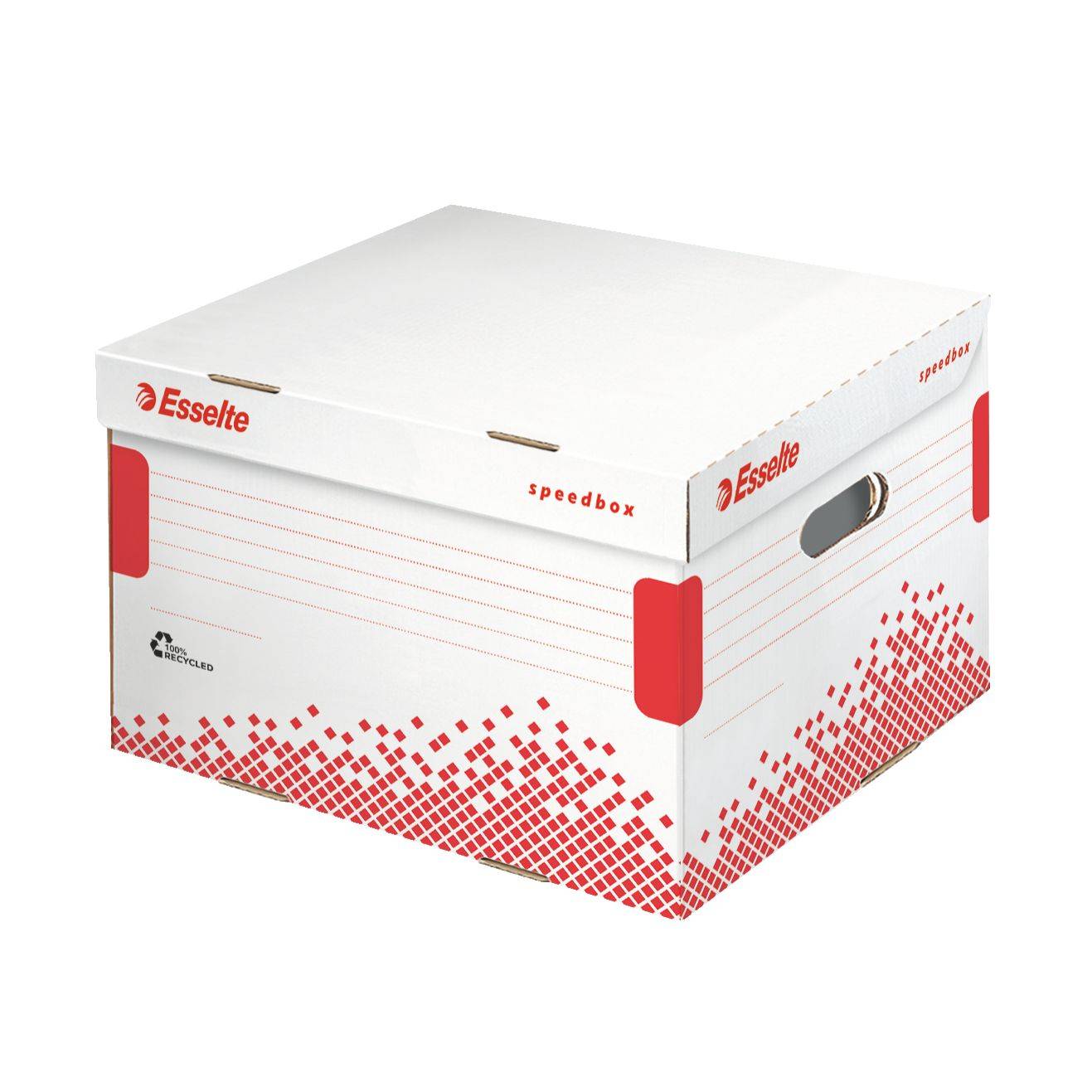 Opberg- en transportdoos Esselte Speedbox 433x263x364mm wit-0