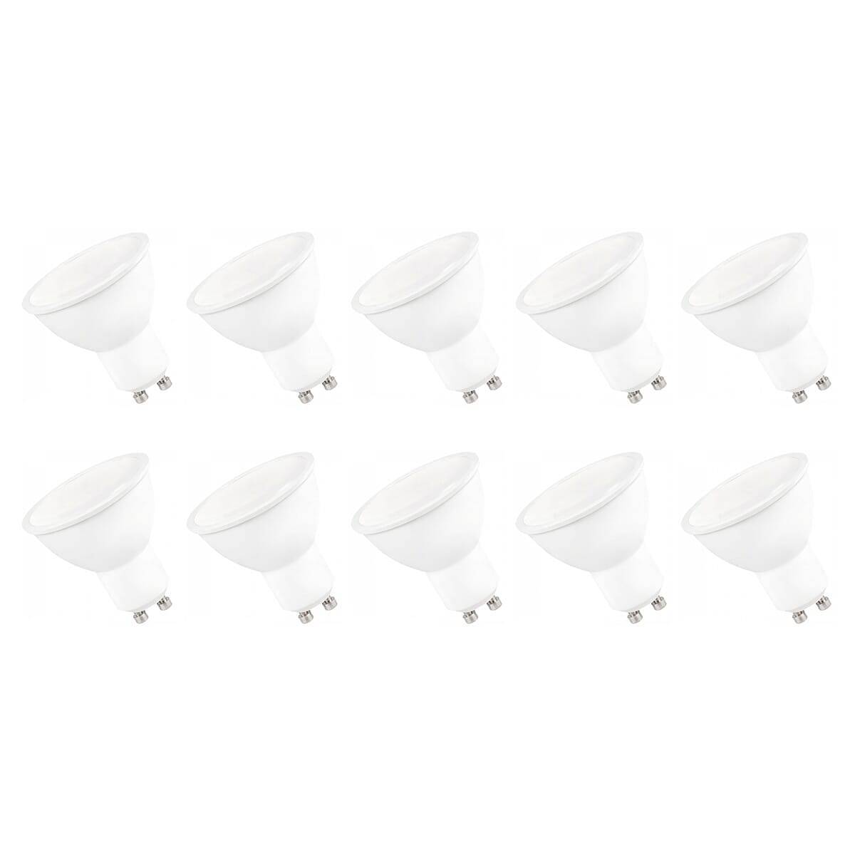 Spectrum LED Spot PAR16 GU10 Mat - 9W 740lm 6000K - Koudwit - Vervangt 90W - 10 stuks